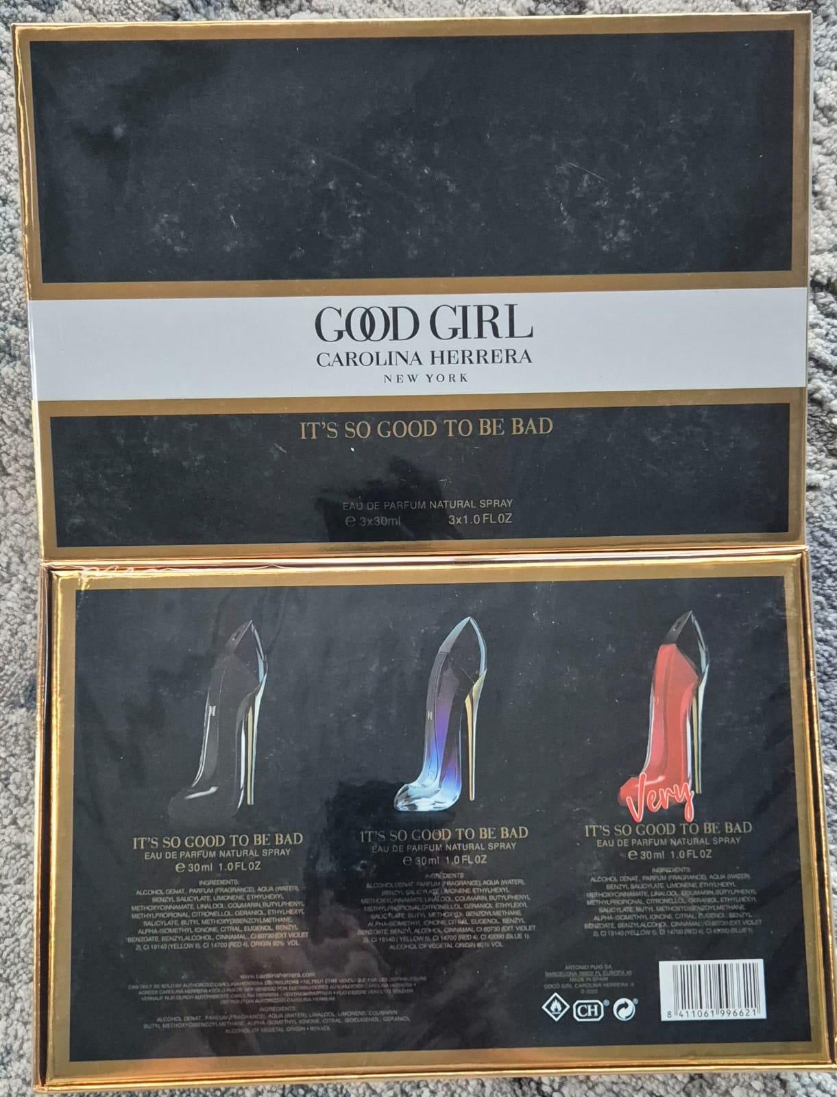CH Good Girl Black/Legere/Very Set (3x30ml) (Women)