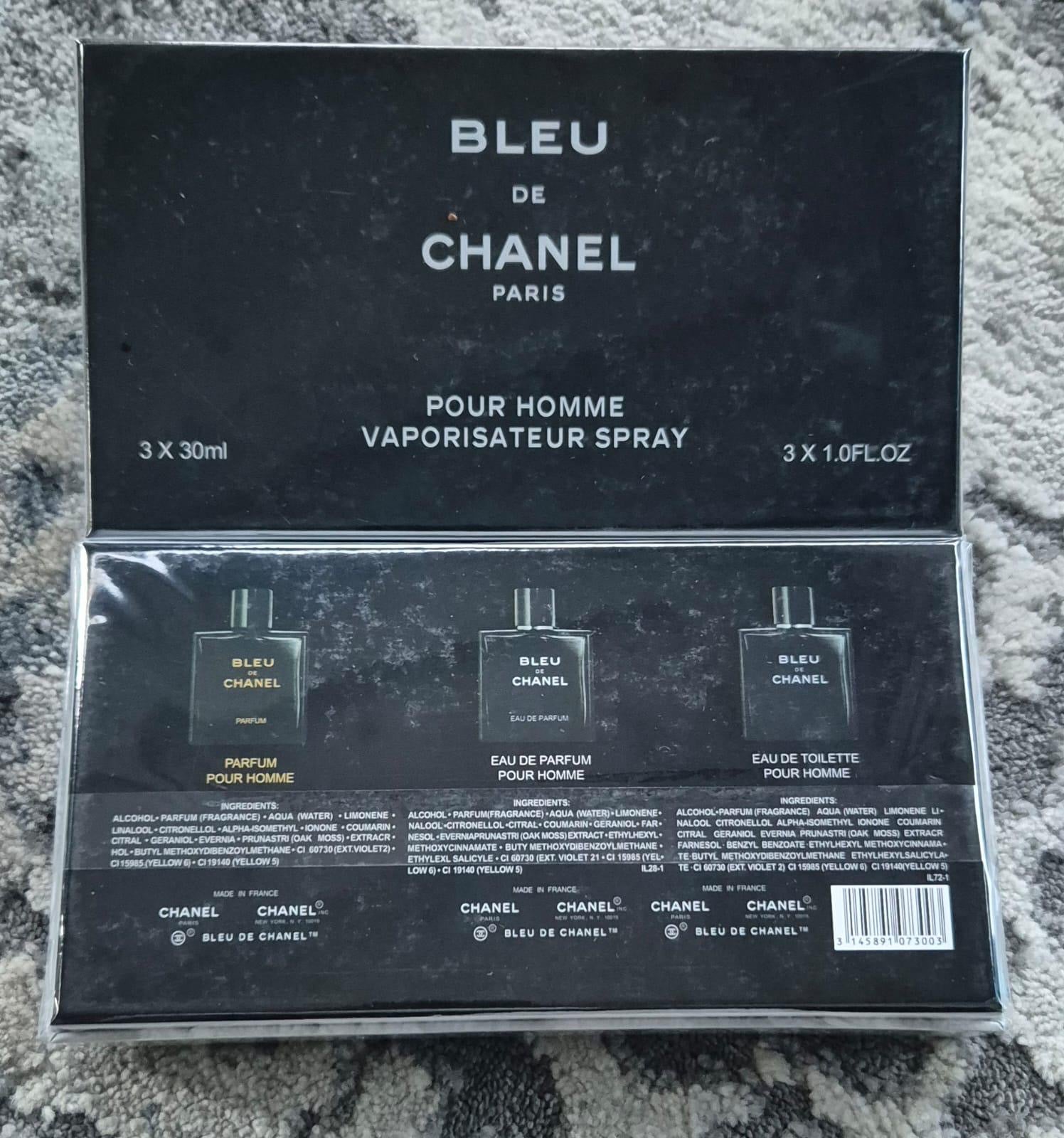Chanel De Bleu Set (3x30ml)(Men)