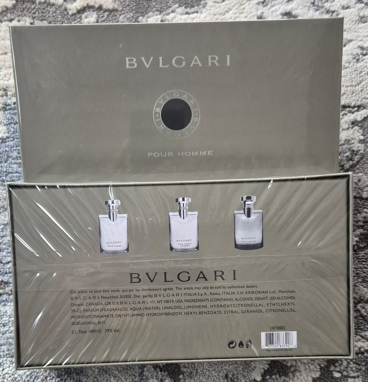 Bvlgari Pour Homme Set (3x30ml) (Men)