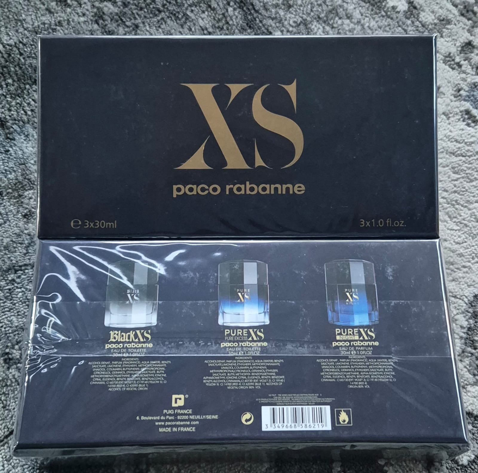 Paco Rabanne XS Set (3x30ml) (Men)