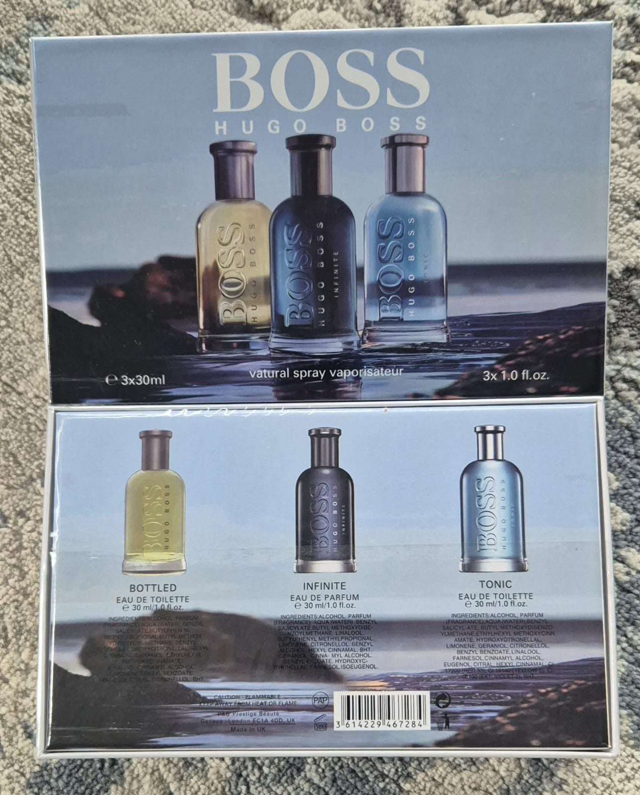 Hugo Boss Bottled Classic/Infinite/Tonic Set (3x30ml) (Men)