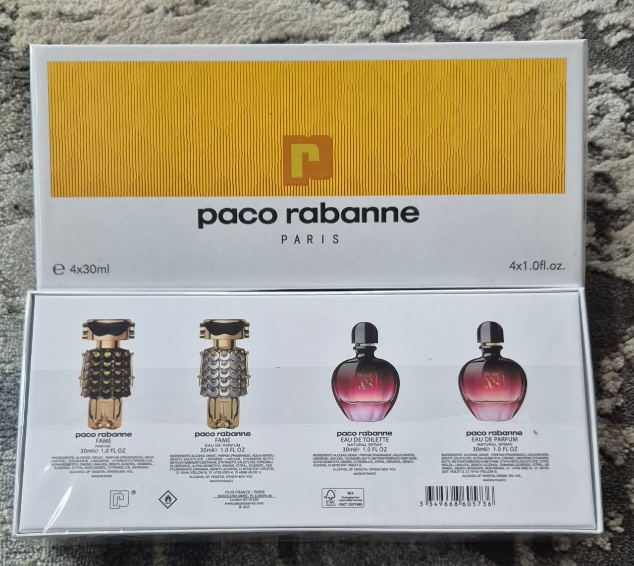 Paco Rabanne - Fame/XS Set (4x30ml)
