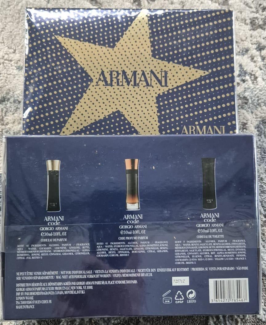 Giorgio Armani Code Set (3x30ml)(Men)