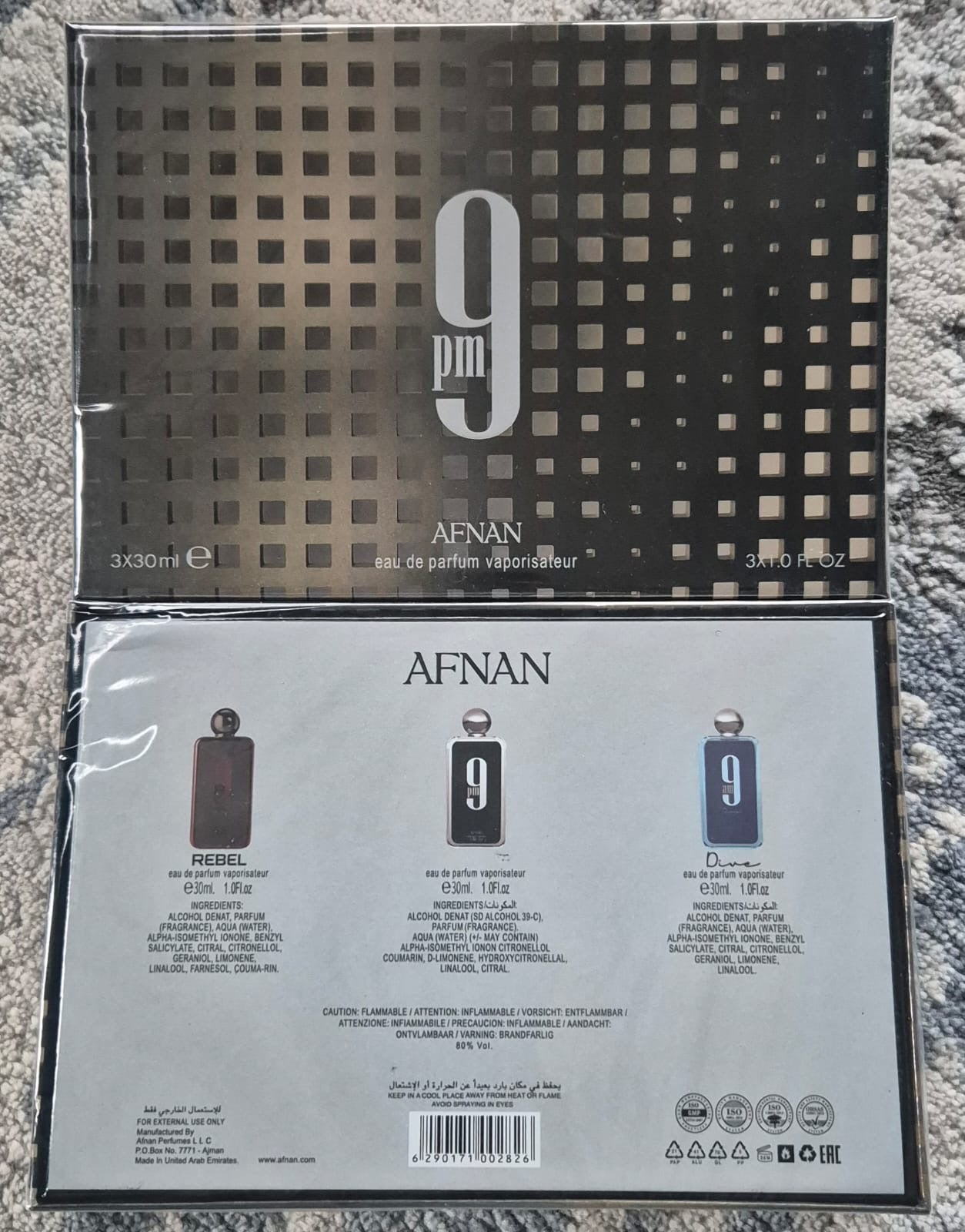 9pm By Afnan Set (3x30ml) (Unisex)
