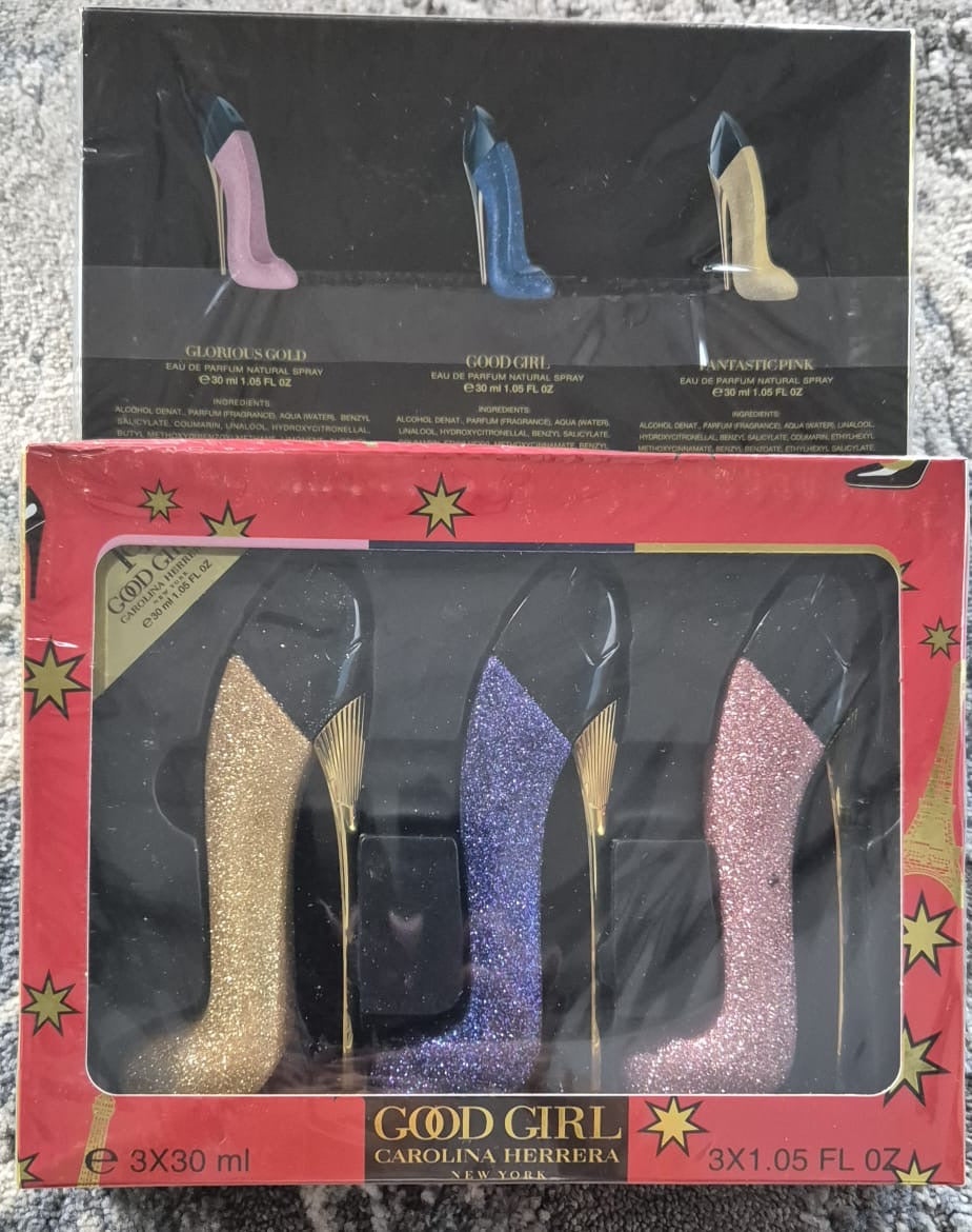 Carolina Herrera Good Girl Glitter Heel Set (Blue Glitter Heel)  (3x30ml)