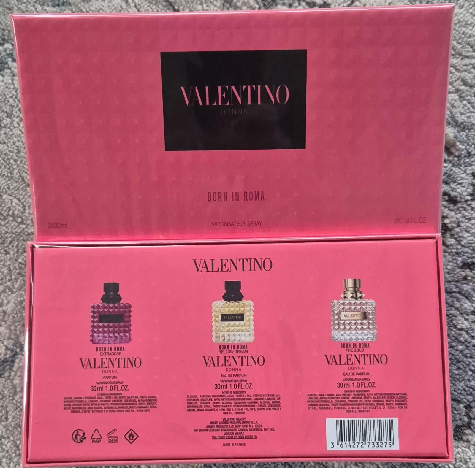 Valentino Donna Born In Roma ExtraDose/Yellow Dream/The Gold Set (3x30ml) (Women)